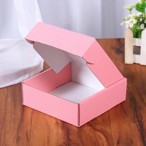 定做折叠纸盒方形可加印logo彩色三层瓦楞纸板飞机盒